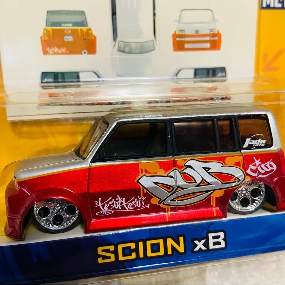 Jada Dub City Scion xB 1:64 Red & Silver